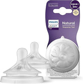 Avent Natural New Response Teats 6M+ 5 Drop